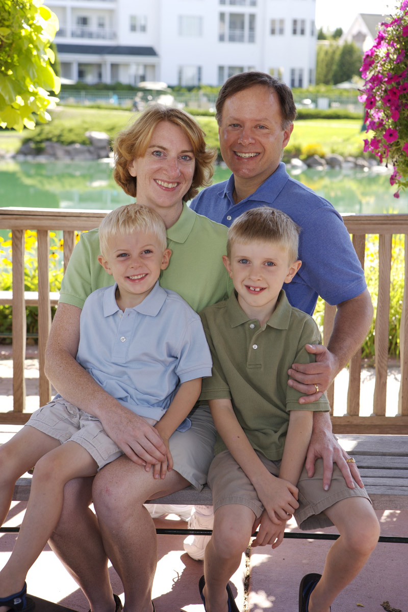 Rita, Charlie, Miles and David Mullen